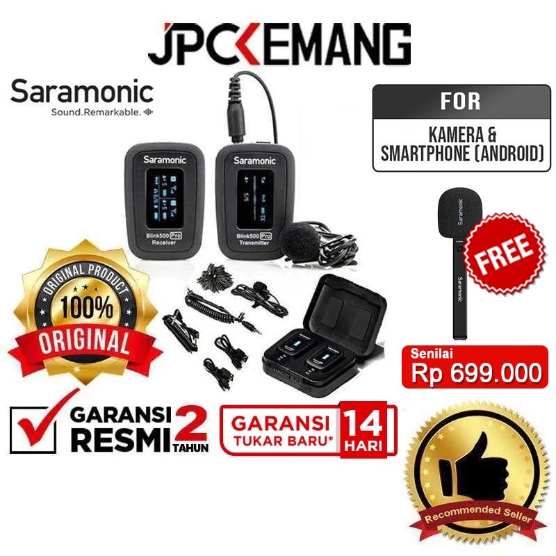 Jual Saramonic Blink Pro B Tx Rx Saramonic Wireless Lav Mic