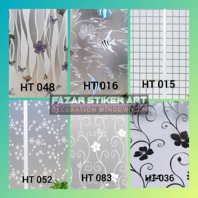 Stiker Kaca Film Jendela Rumah Stiker Kaca Motif Pelapis Kaca Kaca Film