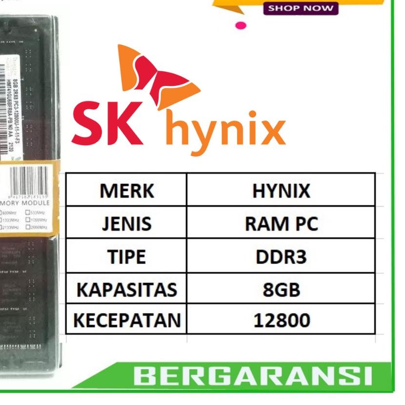 ◙ Memory DDR3 8GB Hynix PC Longdim PC ✫