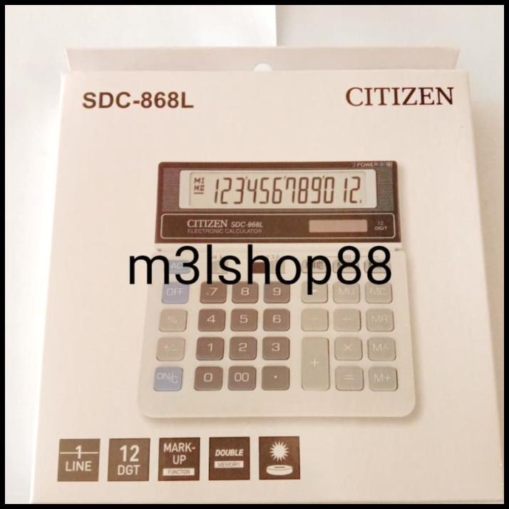 

Kalkulator Citizen Sdc 868 L Original