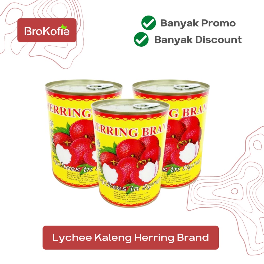 

LYCHEE/LECI KALENG HERRING BRAND / LYCHEE IN SYRUP 567gr
