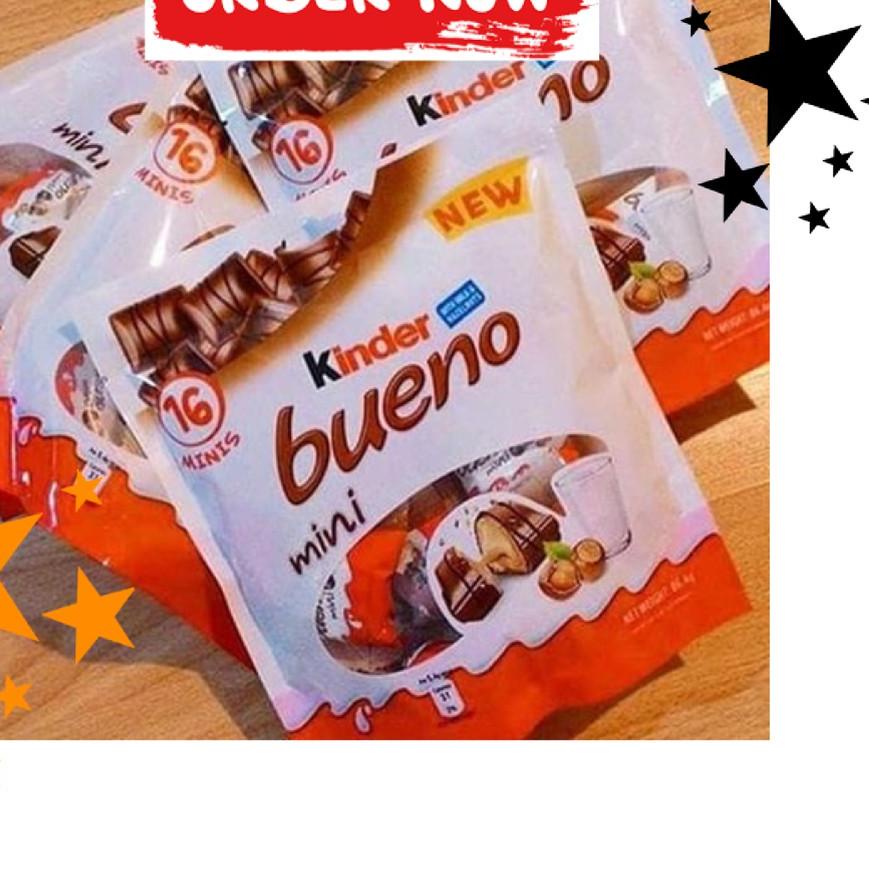 

☞ KINDER BUENO MINI 16/ KINDER BUENO ISI 16 exp Terbaru ✻