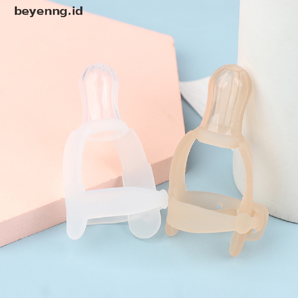 Beyen Nontoxic Silicone Baby Kids Anak Pelindung Jari Stop Jempol Menghisap Pergelangan Tangan Band ID