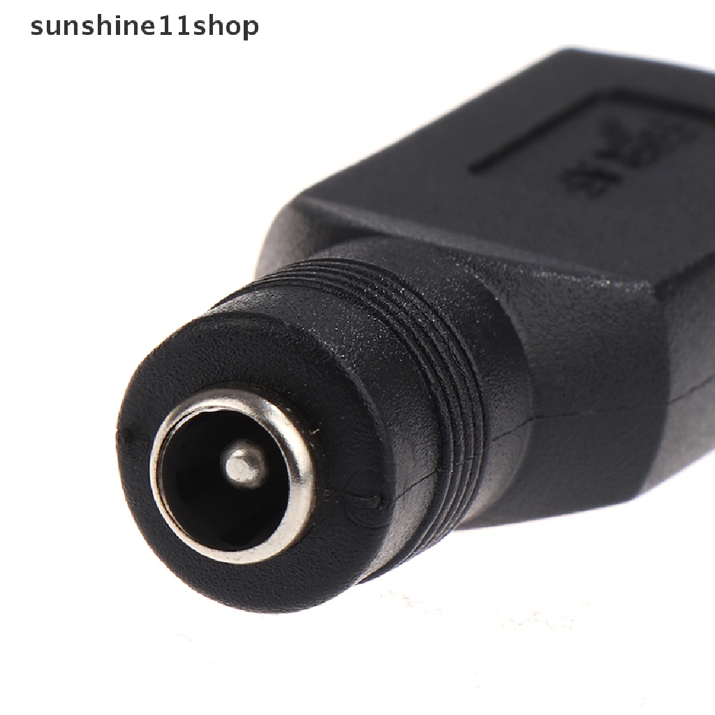 Sho 1Pc Jack DC Female Ke USB 2.0 Male Plug Jack 5V Colokan Listrik Konektor Adaptor N