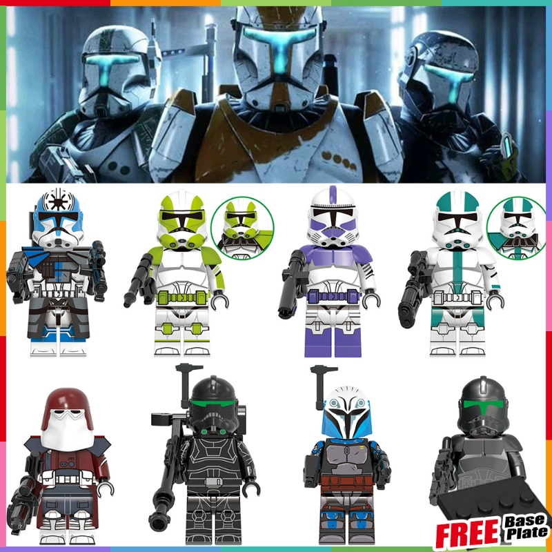 Bo-katan Minifigures Star Wars The Clone Wars Kryze 187th Legion Trooper Galictic Marines Mini Figure Mainan Hadiah