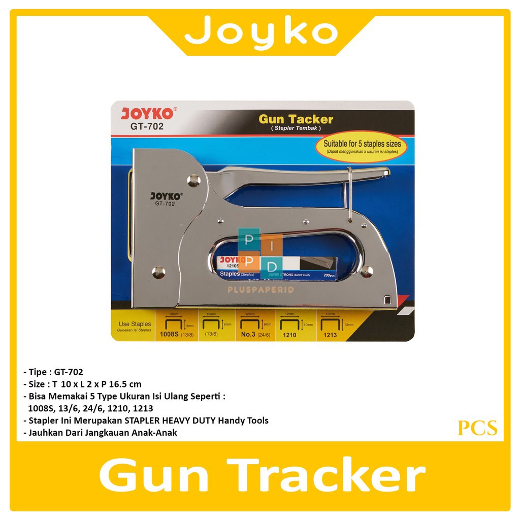 

JOYKO - Gun Tacker GT - 702 - Stapler Tembak - Pcs