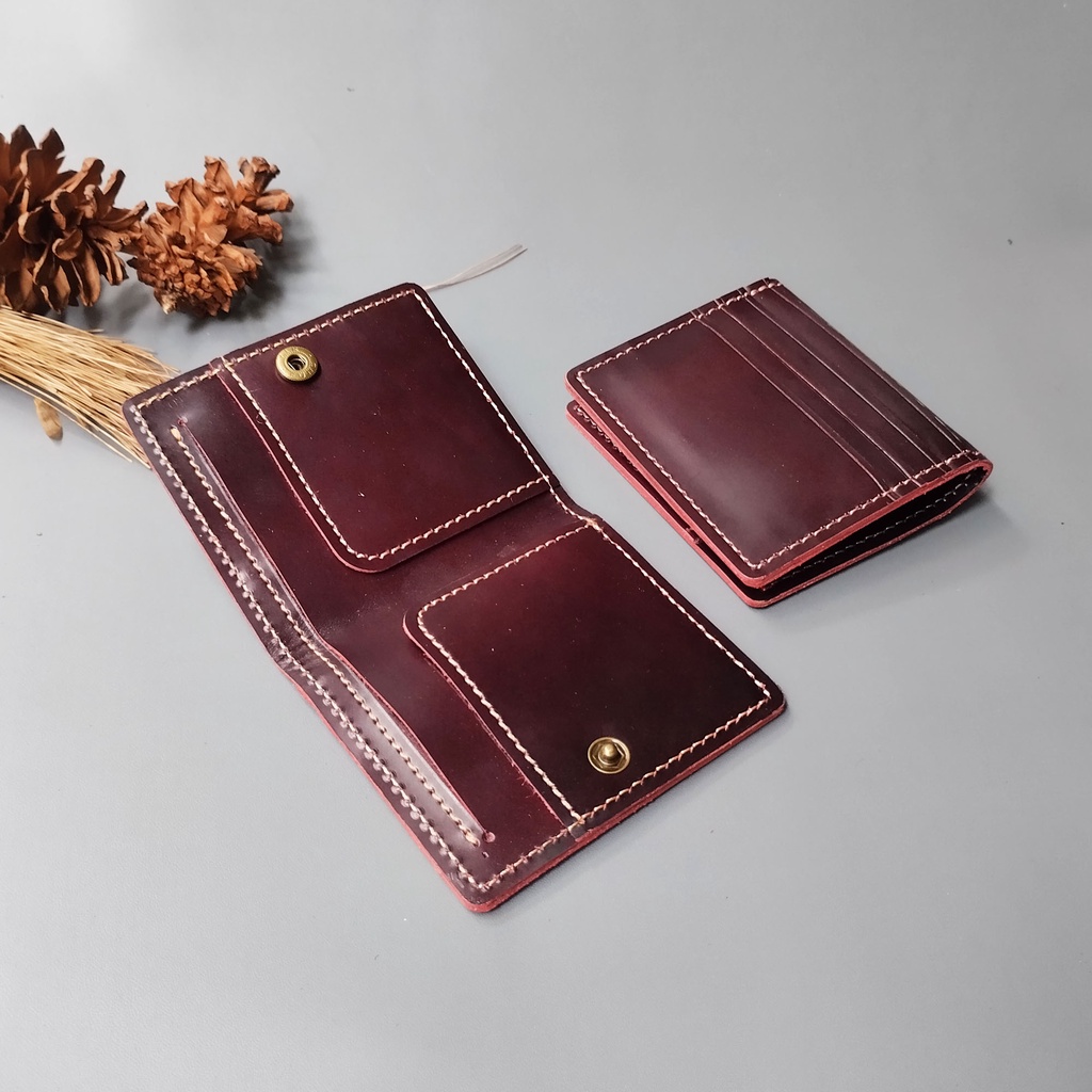 Dompet Mini Kulit Asli Card Wallet Simple