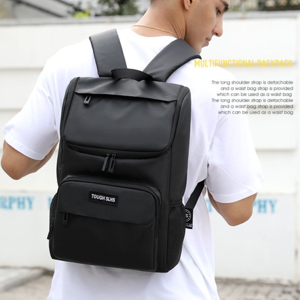 TAS RANSEL PRIA / BACKPACK KOREA / TAS KULIAH / TAS KERJA / TAS PUNGGUNG TAS LAPTOP
