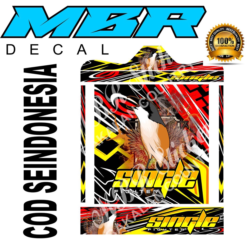 DECAL SANGKAR CENDET MANIA MURAH