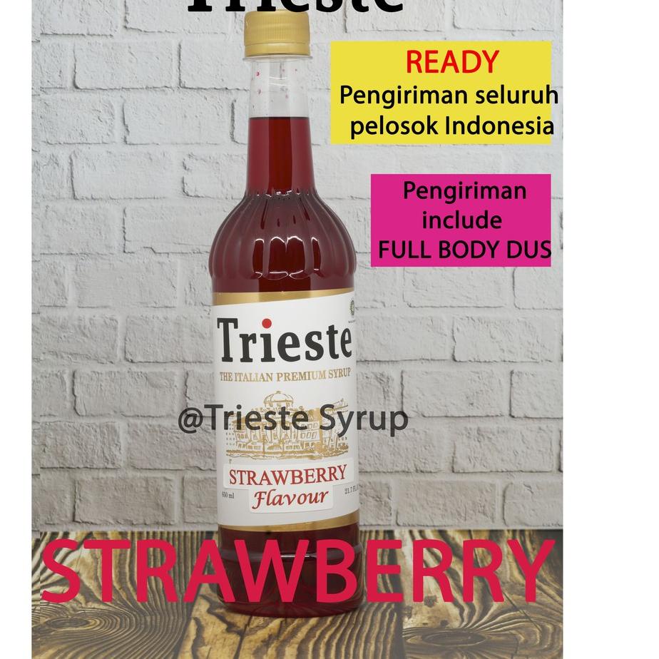 ♜ TRIESTE SYRUP STRAWBERRY ➴