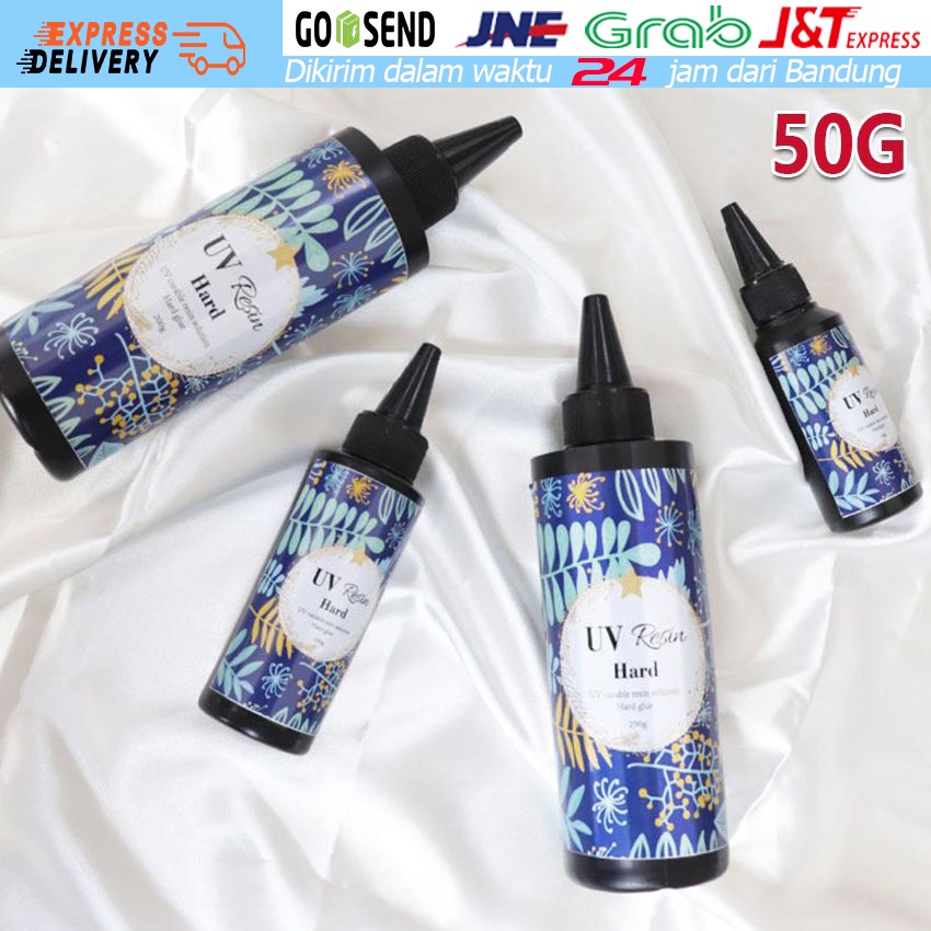 

Resin UV Bening/DIY Resin Clear/UV Resin Hard/Resin Ultraviolet Untuk Craft DIY Untuk seni kuku Tahan Menguning - 50g