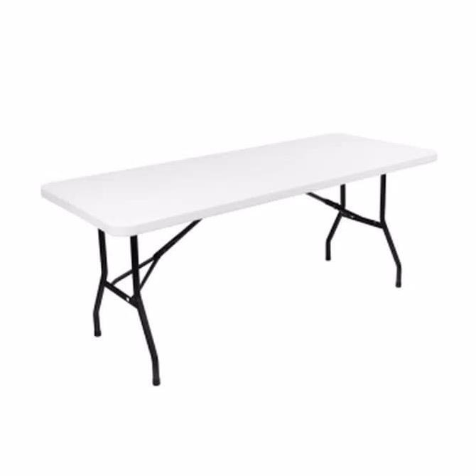 Krisbow Meja Lipat Serbaguna/Meja Lipat Persegi Panjang Uk 183X76X74Cm