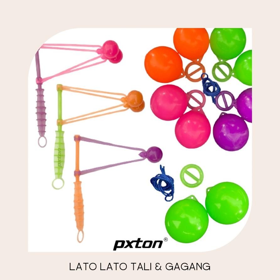 Mainan etek etek mainan lato lato / lato lato gagang / mainan viral - LATO TALI 4CM