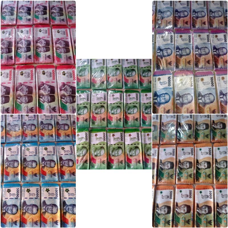 

500pcs amplop jumbo motif uang siap pakai