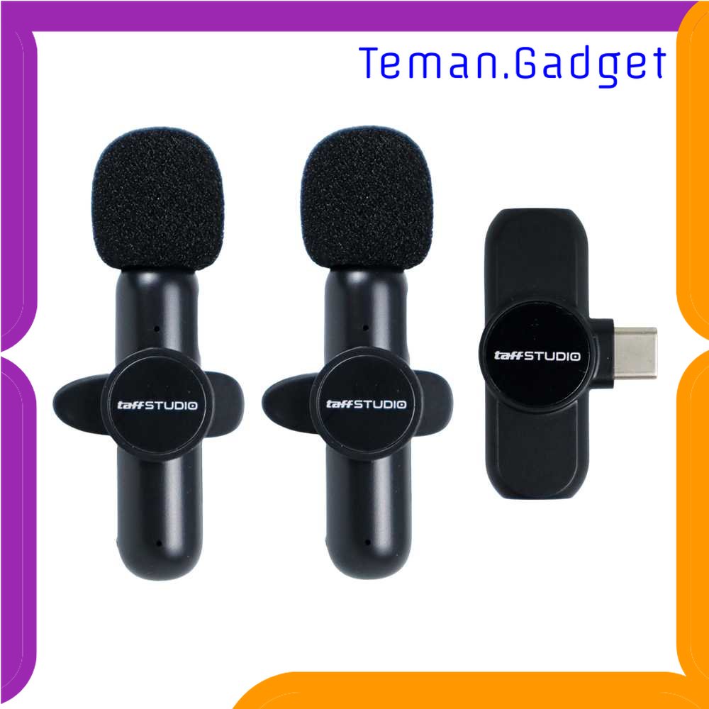 TG - KMR TaffSTUDIO Mikrofon Portable Wireless Lavalier Mic USB Type C - G10