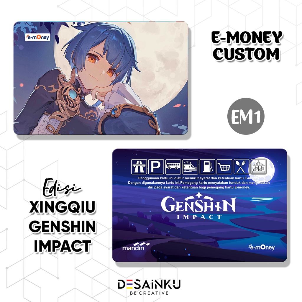 Emoney / Tap Cash / Brizzi / Flazz / Genshin Impact edisi XINGQIU