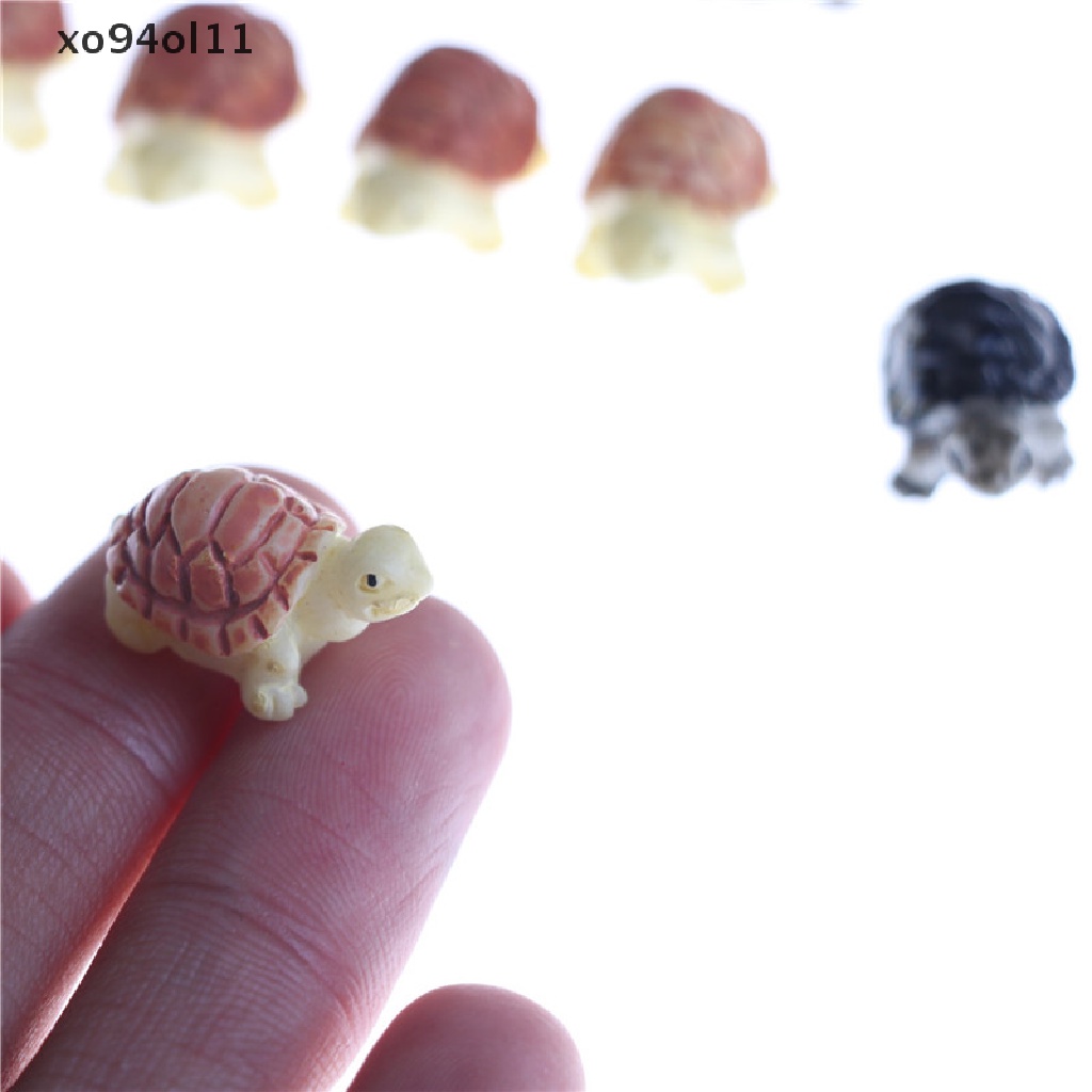 Xo 10pcs Miniatur Kura Peri Taman Lanskap Dekorasi Rumah Boneka OL