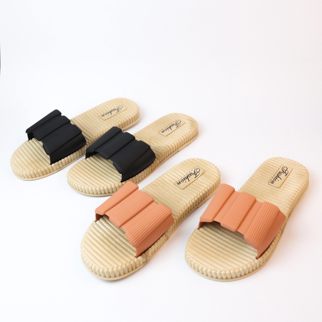 Kiky Sandal Selop Wanita Slip On Teplek - Demorin Sendal