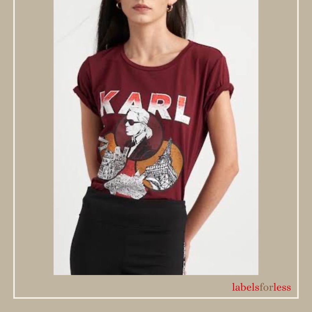 Karl Lagerfeld Paris Retro Karl Tee