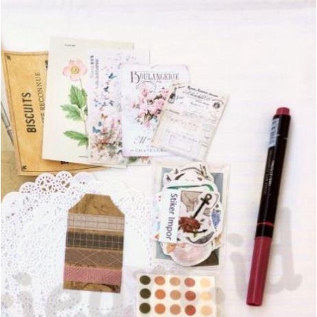 

Ephemera Aesthetic Journal Kit - Set Journal Kit Tema Ephemera