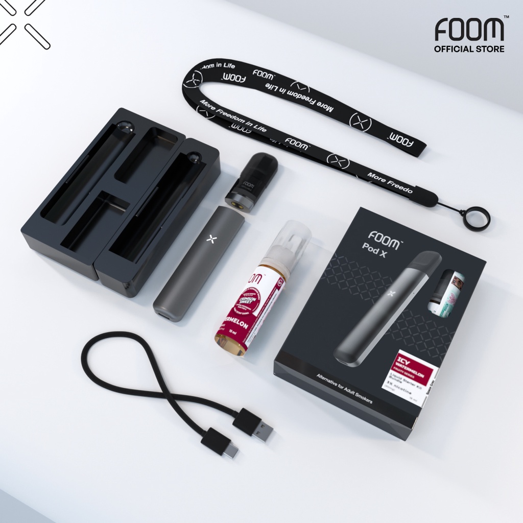 FOOM POD X BUNDLING LIQUID (SPACE GRAY ICY WATERMELON 15ML)