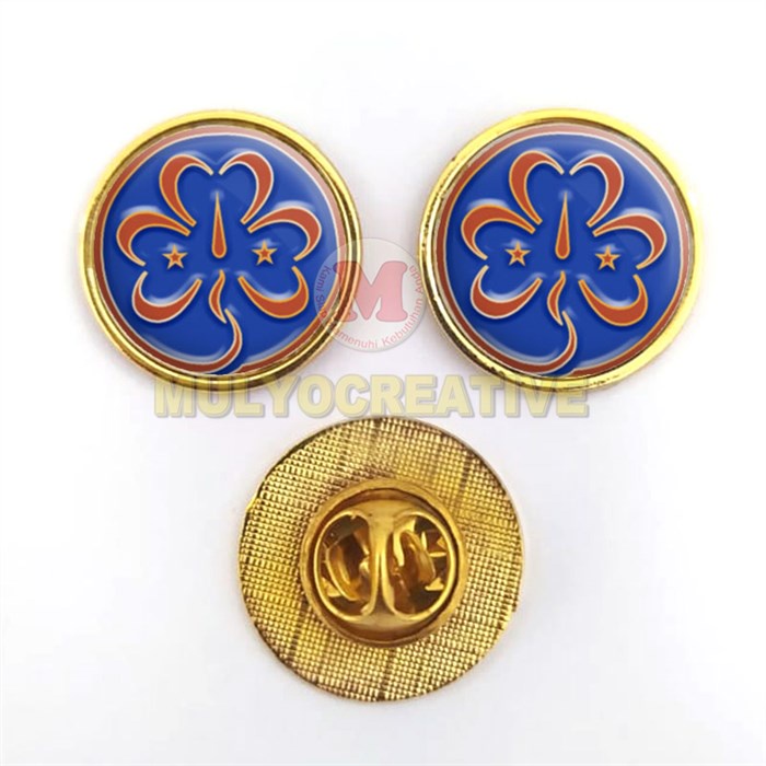 Girl Scout Philippines Laminated World Pin GSP