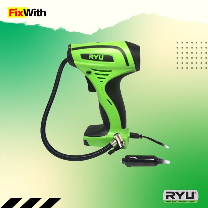 Ryu RCC12 Mini Air Compressor / Pompa Ban Portable Ryu RCC 12