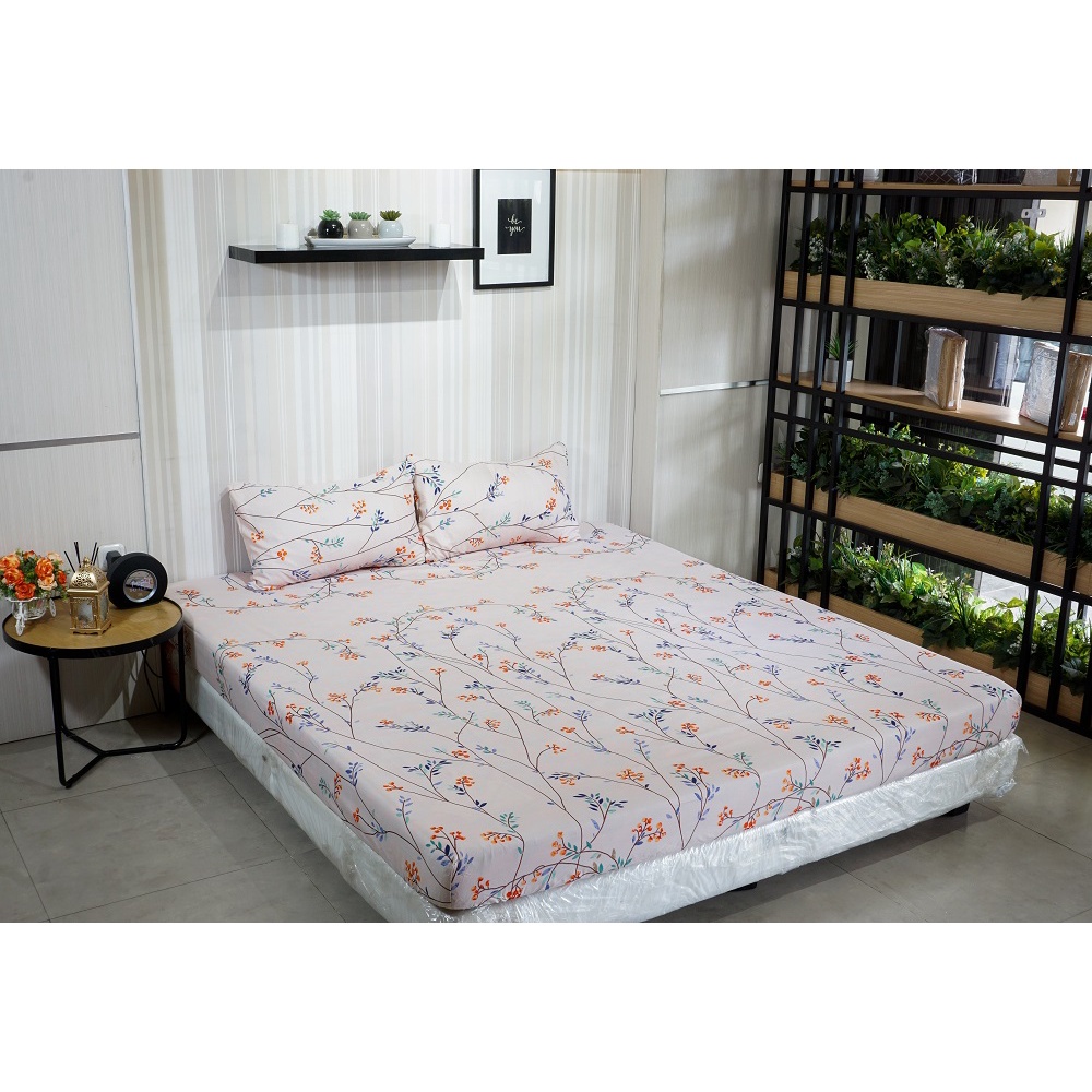 Idola Style Veronica Sprei 100 / 120 Micro Print Tinggi 20 cm MP-8037