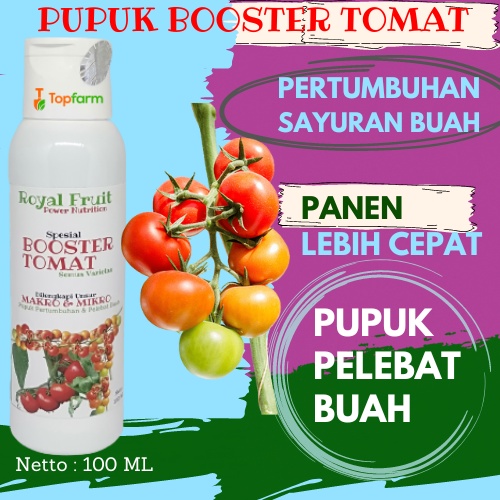 Pupuk Booster Tanaman Tomat 100 ML / Pupuk Tanaman Cabe Tomat / Pupuk Booster Untuk Tomat / Pupuk Bo