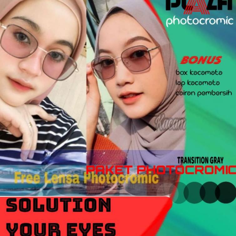 LANGSUNG KIRIM kacamata photocromic antiradiasi,kacamata minus,plus cilinder kode 3369