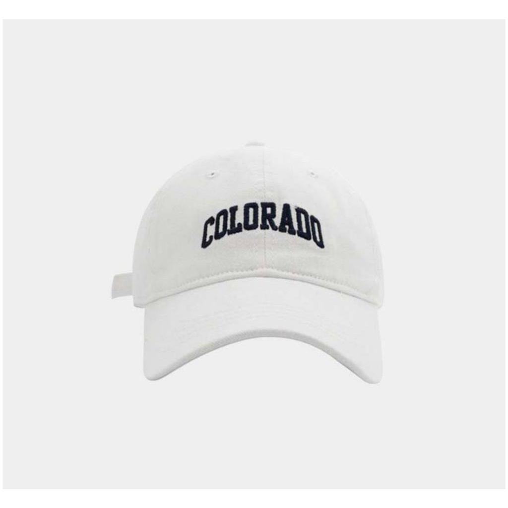 Topi Colorado Topi Baseball Motif Bordir Tulisan Gaya vintage Untuk Pria / Wanita .