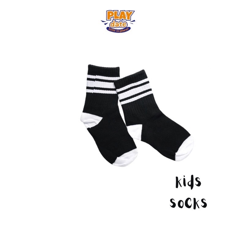 Playdate Kaos Kaki Anak Bayi Laki Laki Cowok Perempuan Cewek Korea Lucu Kaus Kaki Anak Angkle Socks Kaos Kaki Semata Kaki Anak