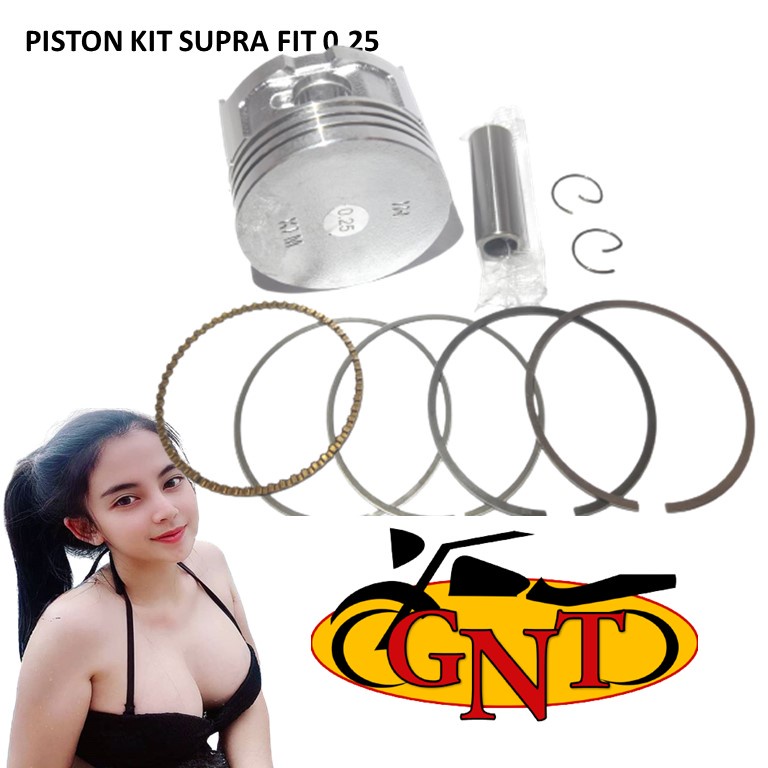 PISTON KIT SUPRA FIT 0.25 / PISTON KIT SUPRA FIT 0.50 / PISTON KIT SUPRA FIT 0.75 / PISTON KIT SUPRA