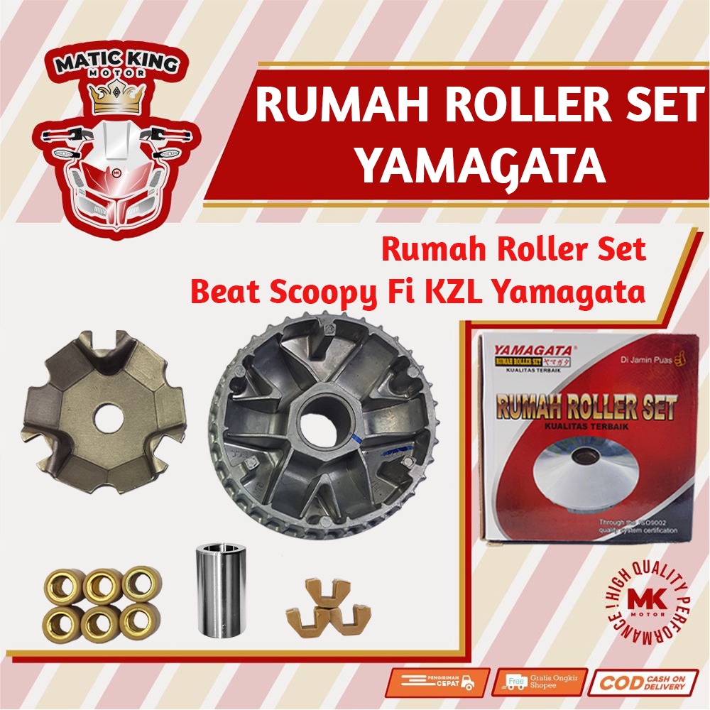 Rumah Roller Set Rumah roller set Honda Beat Scoopy Vario Spacy Injeksi Fi 110 KZL Yamagata