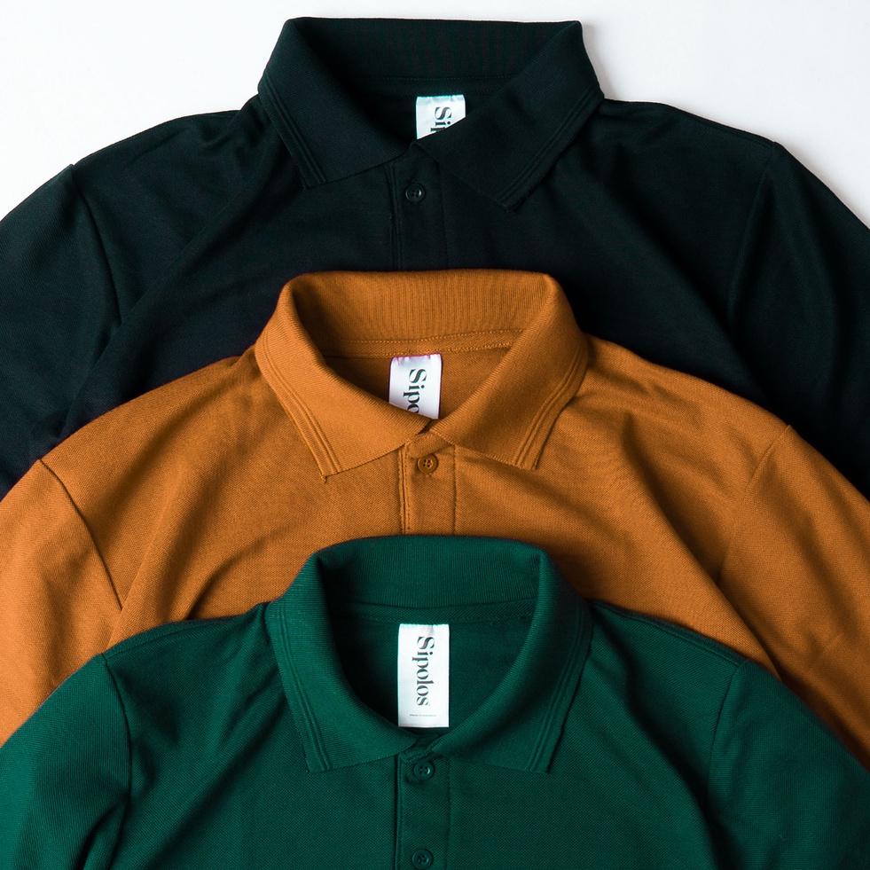 SALE SIPOLOS Kaos Kerah Polo Shirt Pique 24s