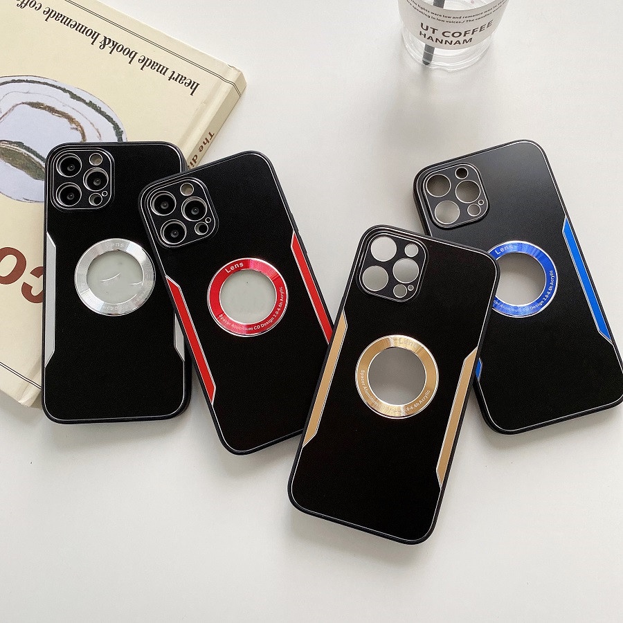 IPHONE Deluxe Casing Ponsel Bahan Metal Tahan Guncangan Dan Debu Untuk Iphone14 13 12 11 Pro Max X XS Max XR Penutup Belakang Anti Jatuh