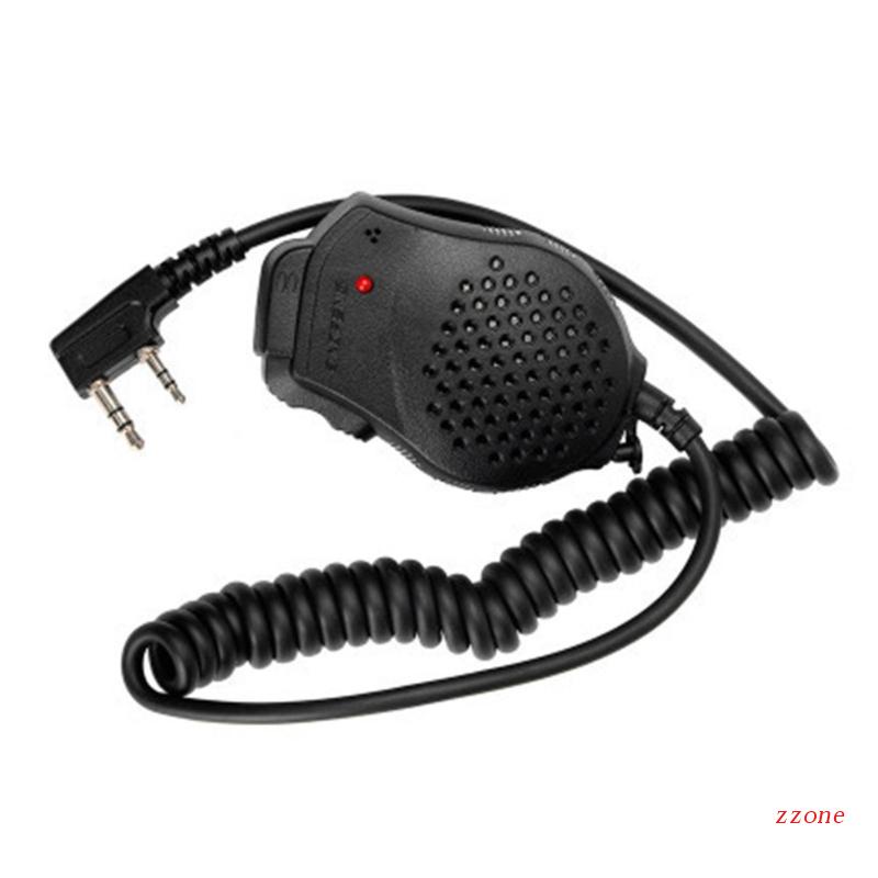 Zzz Dual PTT Shoulder Speaker Microphone Untuk UV-82HX UV-82HP GT-5TP Interphone-Mic