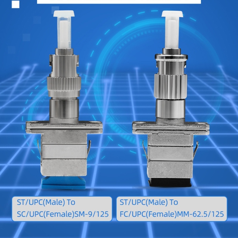 Konektor Adapter zzz ST Male to SC Female Adapter Fiber Optik Converter Adapter Fiber Optik Presisi Tinggi Konver