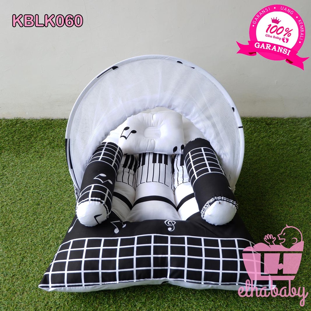 Promo..Kasur Bayi baby bess lipat berkelambu / Tempat tidur bayi elha baby elhababy / KASUR / KASUR LIPAT Sale