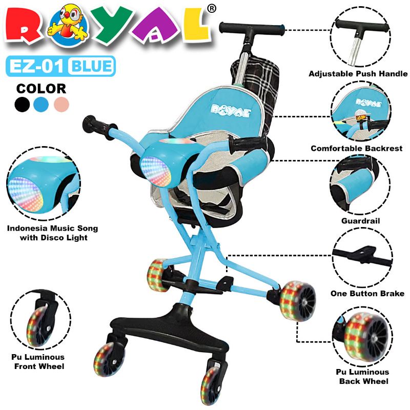 Royal stroller kereta dorong bayi EZ-01