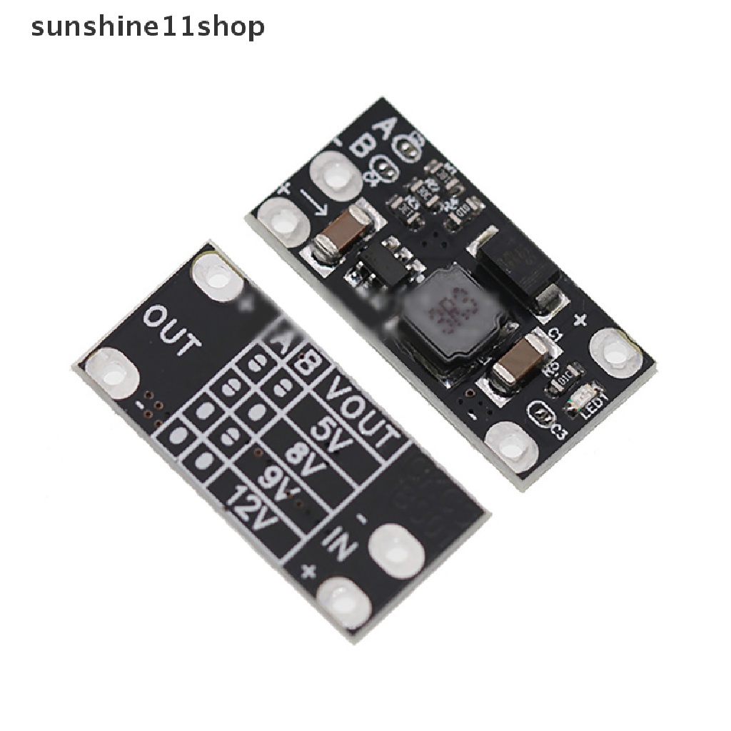 Sho Mini DC-DC Boost Step Up Converter Board Module 3.7V Ke 12V Regulator Tegangan PCB Board Module Lithium Boost N