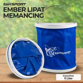 Ember Lipat Folding Bucket Fishing Waterproof Pail 11L