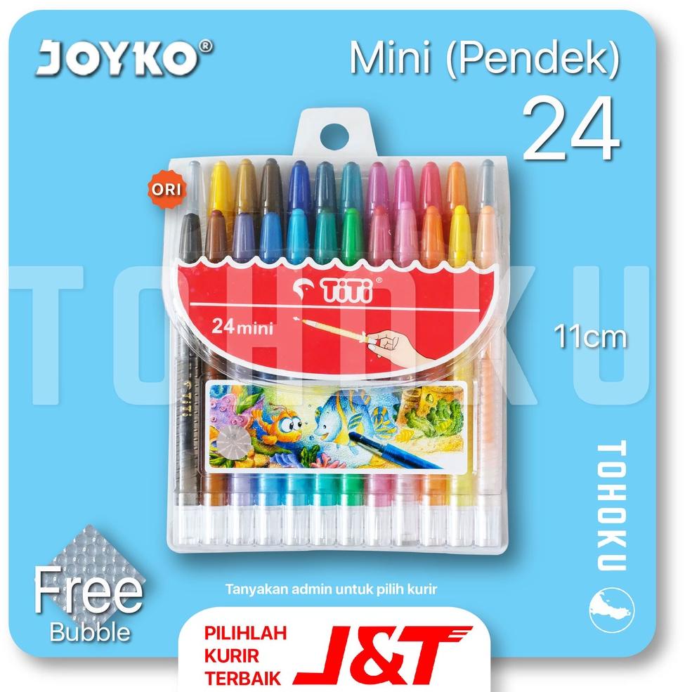 

H35 Crayon Putar Titi 24 Warna Mini / Twist Crayon 24 Mini BARU SPESIAL ば