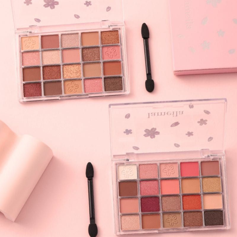 Medan Termurah 20in1 eyeshadow glow lameila eyeshadow 20 warna cantik