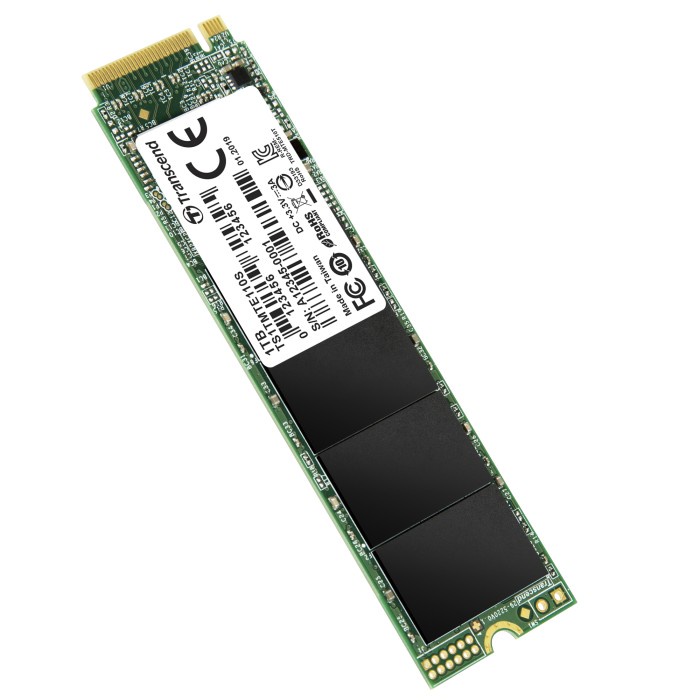 TRANSCEND MTE110S 128GB, 256GB, 512GB, 1TB, 2TB M.2 NVME PCIe Gen3 x4