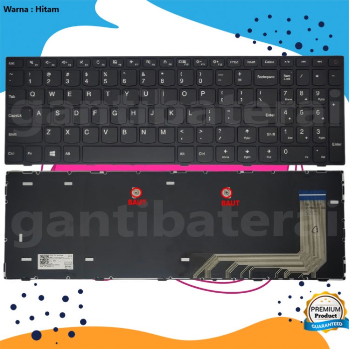 Keyboard Lenovo Ideapad 110-15 110-15ISK 110-15IKB