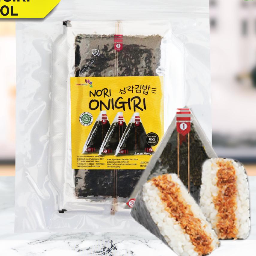 

Star NORI ONIGIRI | Nori Wrapper Khusus Bungkus Nori Triangle / Sushi Nori (ISI 10,20,50 Lembar) gas !!