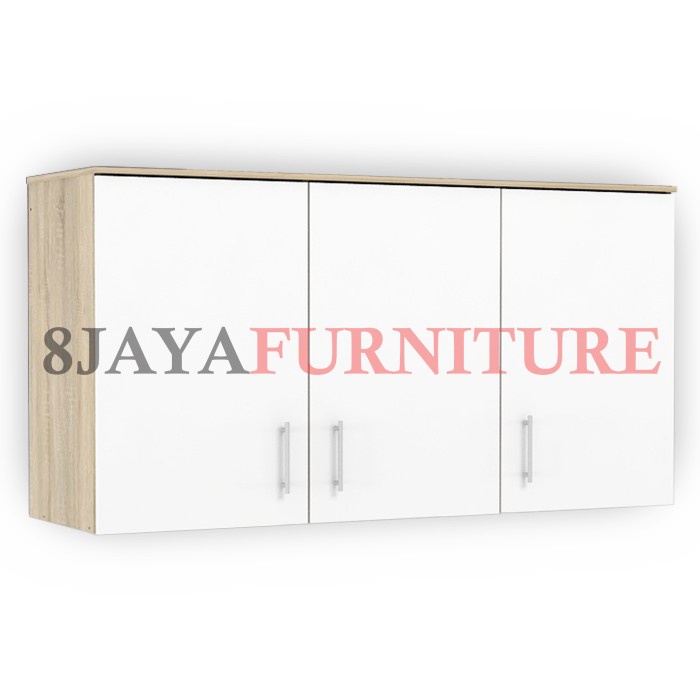 Rak Dapur Rak Lemari Dapur Dinding Kc Wu 120 Cm 3 Pintu Gantung Minimalis Kayu