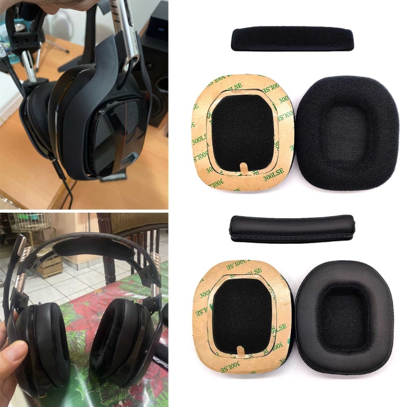 Bt Earpads Untuk A40 A50 Headset Game Headphone Cushion Bando Kulit PU