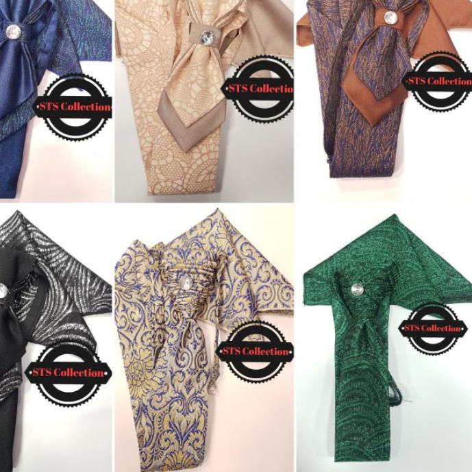 ➱ Dasi pengantin / Dasi STS untuk pengantin / Dasi kerut pengantin + pocket ,dasi panjang pengantin 